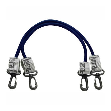 Fabrication Enterprises Thera-Band Exercise Station Accessory, 24" Blue Tubing with Connectors, 1 Pair 10-1588